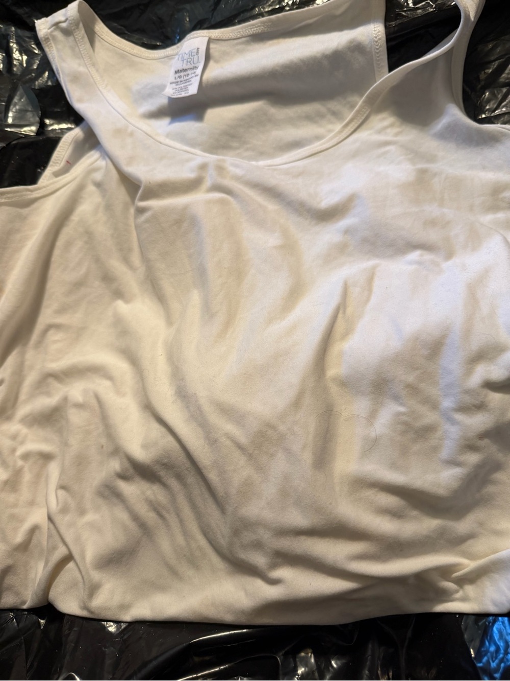 White Women's maternity Tank Top - Classic Layering Staple
